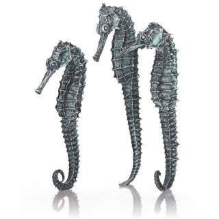 Набор из 3-х черных морских коньков (Seahorses 3-pack black)