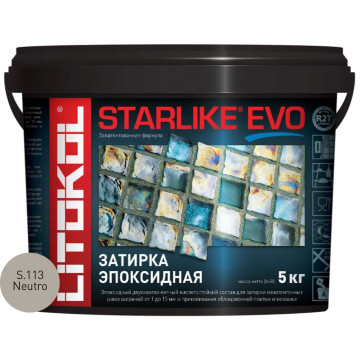 Затирочная смесь Litokol STARLIKE EVO Neutro S.113, 5 кг